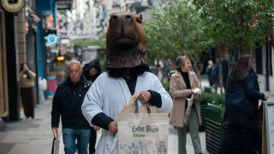 Desde hoy y hasta el martes 30, Entre Ríos promocionará “en Modo Carpincho” al turismo en Buenos Aires.