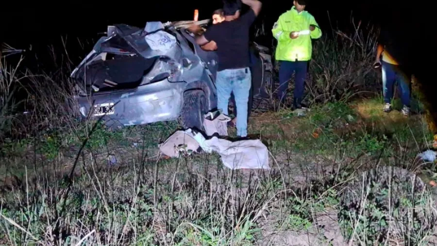 accidente puente Rosario Victoria