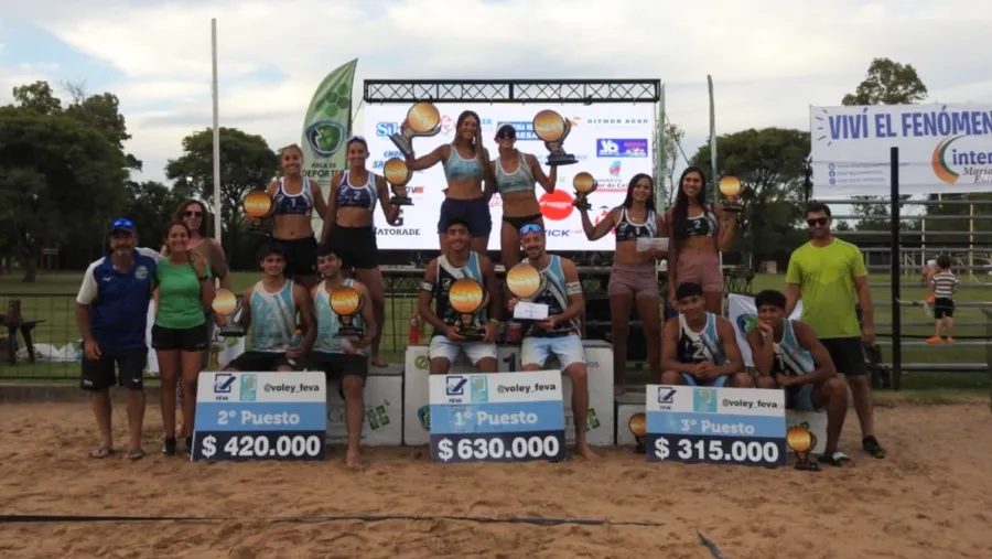 Cerrito vivió su fiesta del Beach Volley