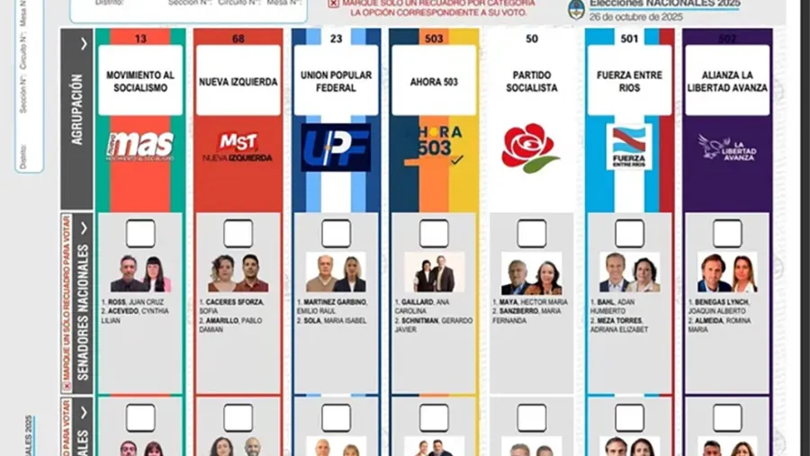 Será la primera vez que se votará con Boleta Única Papel (BUP) a nivel nacional y a nivel provincial.