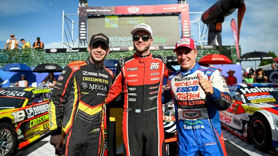 Agustín Martínez, Agustín Canapino y Mariano Werner