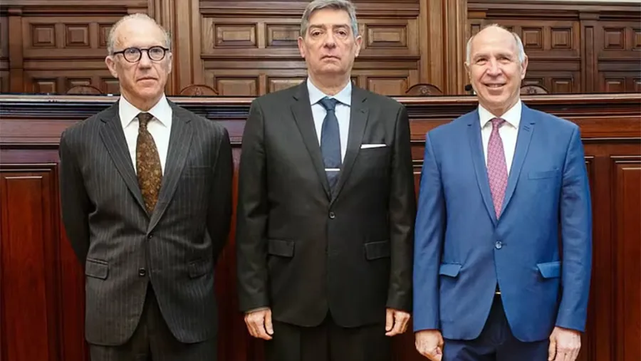 Carlos Rosenkrantz, Horacio Rosatti y Ricardo Lorenzetti