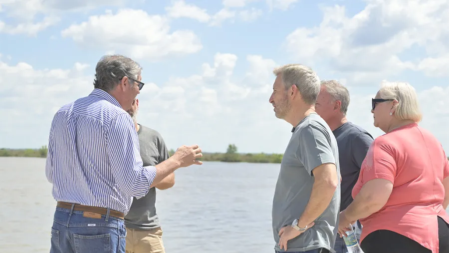 El gobernador Rogelio Frigerio destacó el potencial estratégico del Puerto Ibicuy.