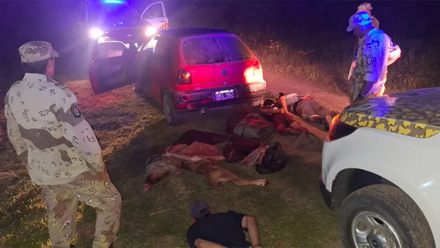 La aprehensión se produjo en la zona Segunda Sección Chacras de Gualeguay.