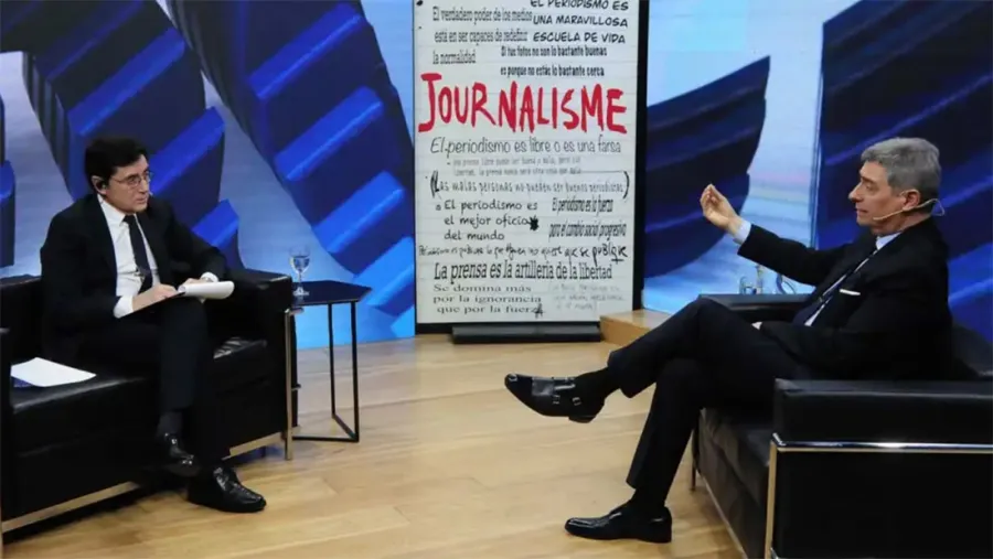 El doctor Horacio Rosatti, con Jorge Fontevecchia.