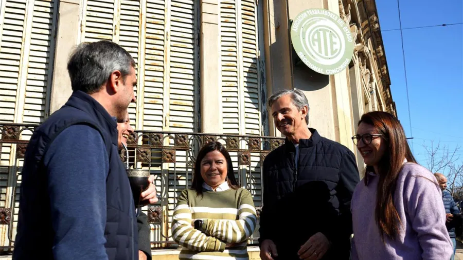 Guillermo Michel y Adán Bahl recorrieron Concordia camino a las elecciones de octubre 2025.