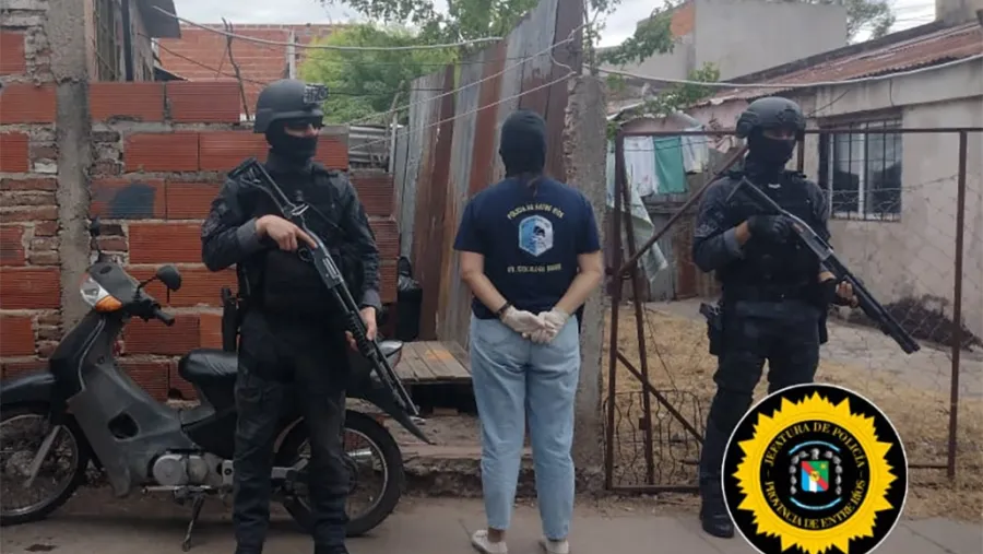 Personal de la División de Drogas Peligrosas de Nogoyá realizó allanamientos por narcomenudeo