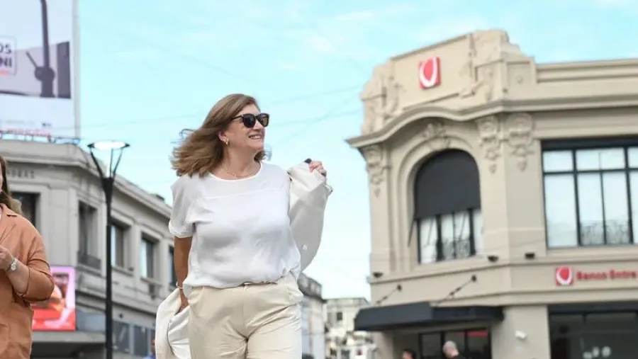 Rosario Romero en la peatonal