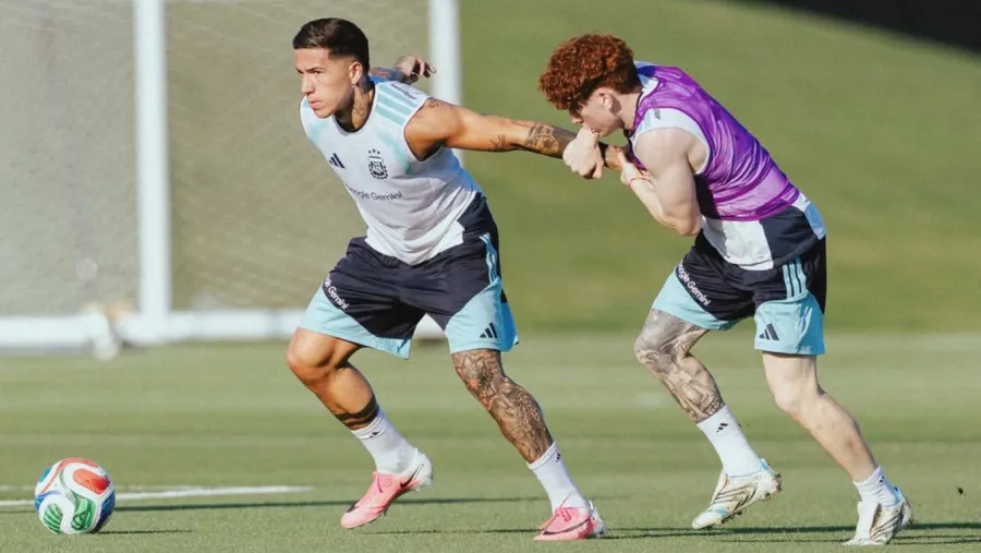 Selección Argentina - Entrenamiento.
