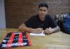 En Patronato, el arquero Matías Caballero firmó su primer contrato profesional