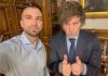 Mauricio Novelli y el Presidente Javier Milei.