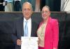 Imagen de archivo de Domingo Daniel Rossi junto a Patricia Díaz.