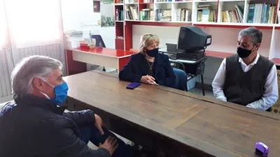 Landó con el intendente de Urdinarrain