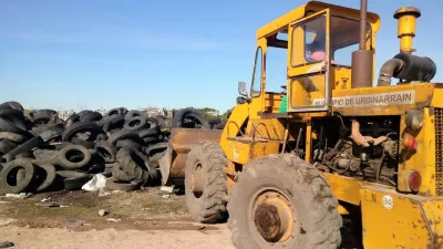 neumáticos en desuso