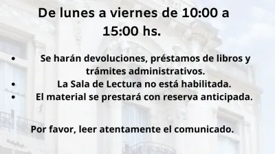 La Biblioteca Popular del Paraná abrió sus puertas