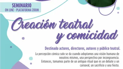 Seminario online sobre Creación Teatral y Comicidad