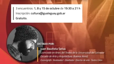 Ofrecen un conversatorio sobre Escenografía Teatral