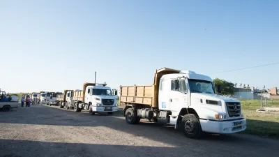 camiones Vialidad para recolección de residuos