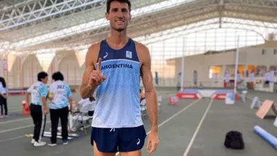 Atletismo: Germán Chiaraviglio eligió Concordia para volver a los entrenamientos