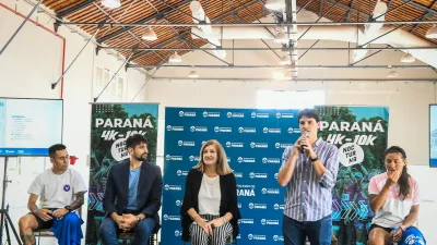 Presentaron la tercera Carrera Nocturna Ciudad de Paraná