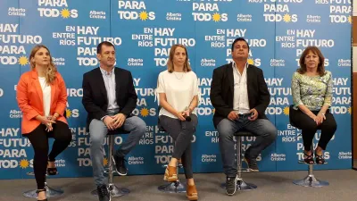 conferencia de prensa Frente de Todos Entre Ríos (Foto: ANALISIS)