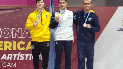 Gimnasia artística: el concordiense Santiago Mayol se consagró campeón sudamericano