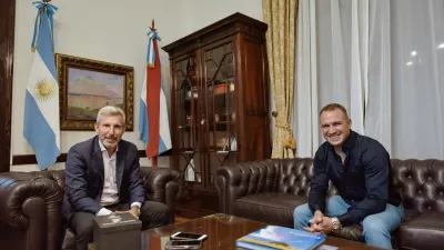 Werner visitó al gobernador y hablaron de “la posibilidad de que haya fechas en Entre Ríos