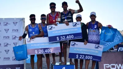 Beach Volley: el entrerriano Julián Azaad se consagró campeón nacional en Mar del Plata