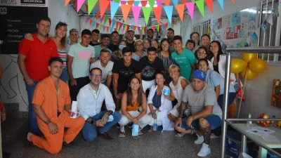 Jugadores y cuerpo técnico de Patronato visitaron el Hospital “San Roque”