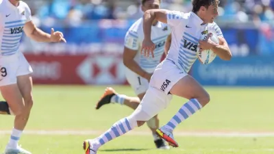 Con el paranaense Franco Rossetto, “Los Pumas 7s” debutaron con un triunfo en Hong Kong