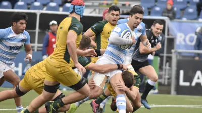 Rugby: Australia fue mucho para el sueño de “Los Pumitas” en el Mundial Juvenil