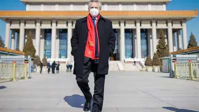 Alberto Fernández, en una visita histórica a Beijing.