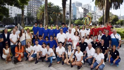 A 500 días de los Juegos Olímpicos de París 2024, Argentina participó de un relevo mundial