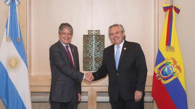 Guillermo Lasso y Alberto Fernández