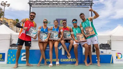 Beach Volley: el entrerriano Julián Azaad se subió al podio en las Islas Canarias