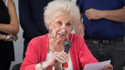 Imagen de archivo de la presidenta de Abuelas de Plaza de Mayo, Estela de Carlotto.