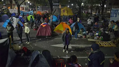 acampe organizaciones sociales