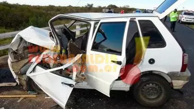Accidente en la ruta 127, en Federal
