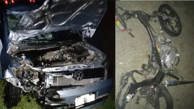 Las víctimas fatales se desplazaban en moto, mientras que los cuatro heridos restantes viajaban en un automóvil.