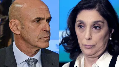 Los ex jefes de la AFI macrista, Gustavo Arribas y Silvia Majdalani.