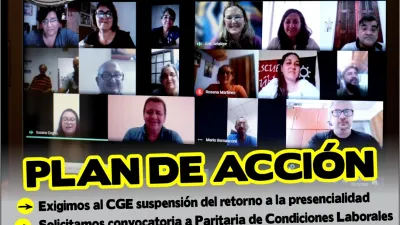 AGMER plenario de secretarios generales virtual