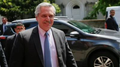El presidente electo Alberto Fernández.