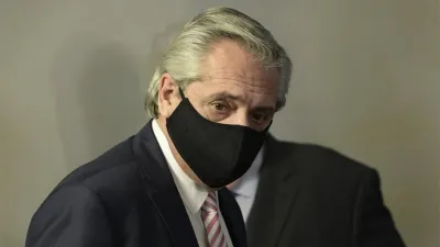 El Presidente Alberto Fernández.
