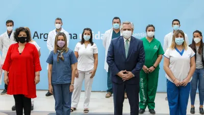 Alberto Fernández dio una entrevista al canal CNN en Español y entre otros temas se refirió a la pandemia por el coronavirus.