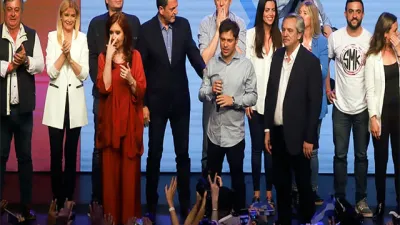 Festejo elecciones Frente de Todos