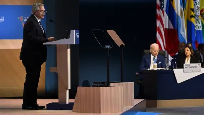 Alberto Fernández en la Cumbre de las Américas