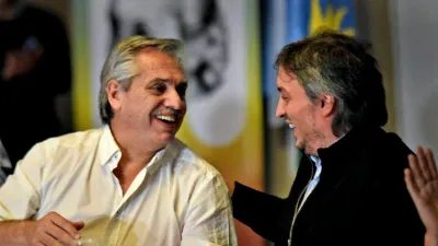 Alberto Fernández y Máximo Kirchner