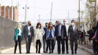 Cristina Kirchner, Sergio Massa y Alberto Fernández