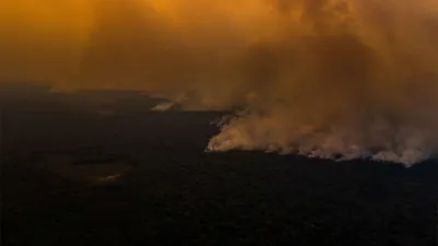 Los incendios arrasaron el Norte del Pantanal, en el Estado de Mato Grosso.