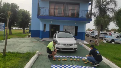 El procedimiento se realizó en el Puesto Caminero “Paso Cerrito”. Se trata del mayor decomiso de drogas sintéticas al finalizar el año.